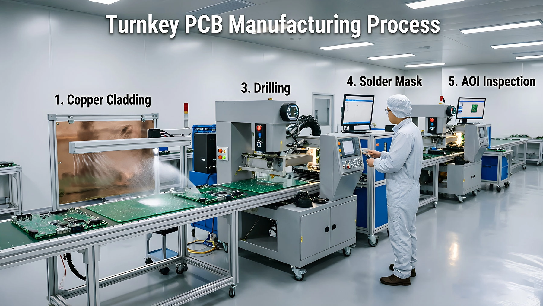 A Step-by-Step Walkthrough of the Turnkey PCB Manufacturing Process