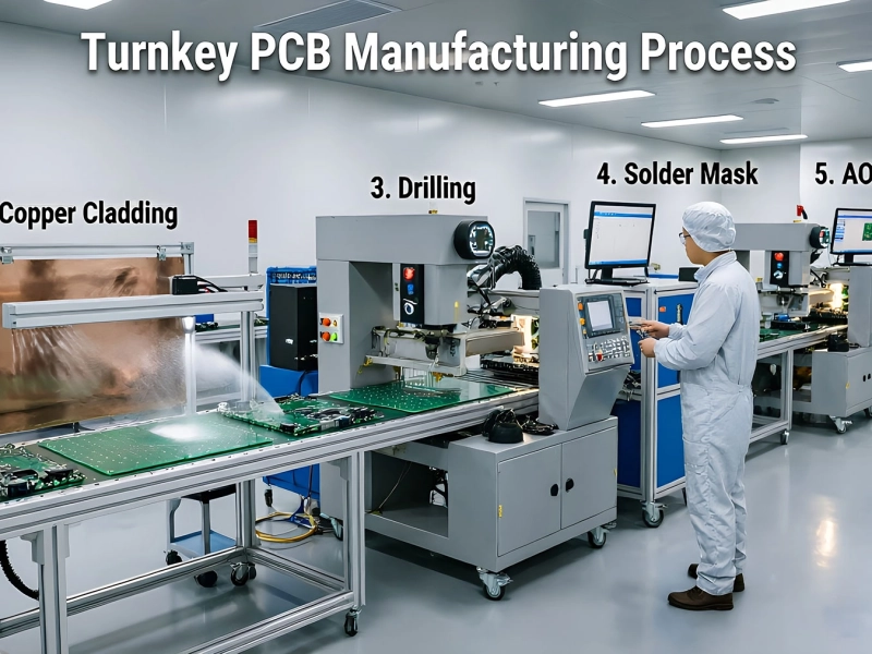 A Step-by-Step Walkthrough of the Turnkey PCB Manufacturing Process