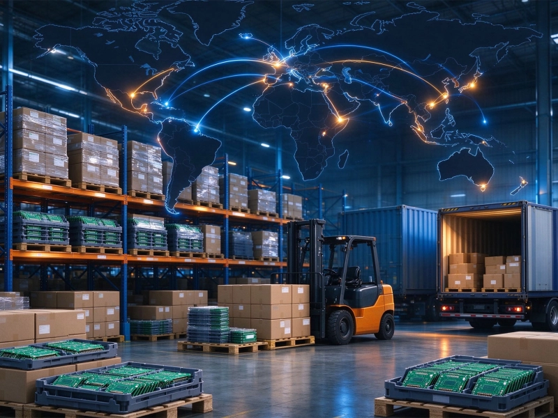 Managing Logistics and Distribution in High Volume Turnkey PCBA